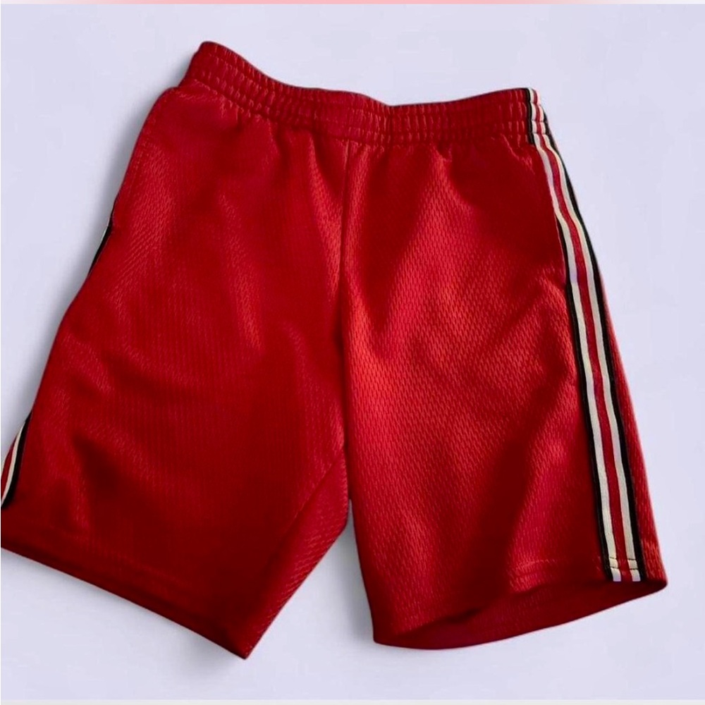 Athletic Works Boys' Red Mesh Basketball Shorts - Size S (6-7)